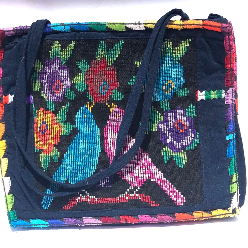 Guatemala Authentic Handmade Embroidery Multicolor